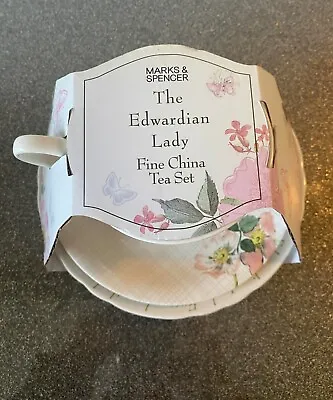 Buy Marks & Spencer. Edwardian Lady, Fine China Tea Set.Gift,Collect, Floral,Plates. • 11.99£
