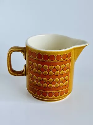 Buy Vintage Hornsea Pottery Saffron Pattern 1/2 Pint Milk Jug Creamer Retro 1970s • 5.90£