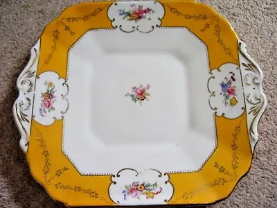 Buy Antique Duchess China England Porcelain Plate-dish,handled • 15£
