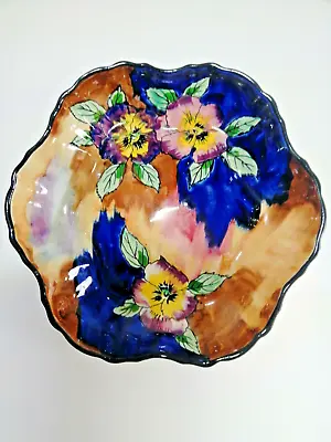 Buy Art Deco H & K Tunstall . Richly Colored Plate , Bowl In The Shape Of A Flower. • 25£