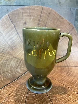 Buy Wade Irish Porcelain IRISH COFFEE Mugs Cup VTG Ireland 5  Tall Green/Gold • 8.52£