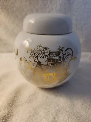 Buy Carlton Ware White And Gold  Ginger Jar Made In England  • 42.53£