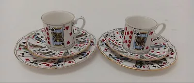 Buy Staffordshire Elizabethan  Cut For Coffee  Cups,Saucers & Plates Fine Bone China • 9.99£