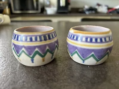 Buy Vintage Poole Pottery Egg Cups X2 • 10£