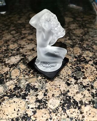 Buy LALIQUE Nude Lady W Hand On Head 1996 COLLECTORS SOCIETY Signed , Beautiful Art • 287.19£