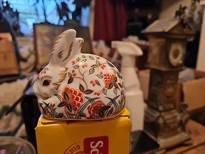 Buy Royal Crown Derby 'Meadow Rabbit' Paperweight Guild Exclusive 1st Quality (X) • 34.99£