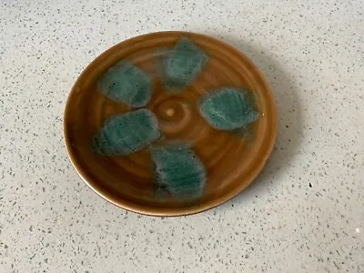 Buy Irish Pottery - Susan Webb Connemara Pottery Hand Thrown Plate. Wax Spot Glazed • 8.49£