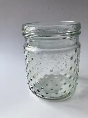 Buy Hobnail Clear Glass Jar • 6.73£