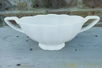 Buy Vintage Mid Century Bristol Pottery Off White Window Vase • 29.99£