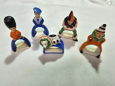 Buy Rare Collection Of Five 1920s Carlton Ware Novelty Napkin Rings • 150£