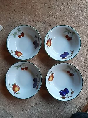 Buy Royal Worcester Evesham Vale Cereal Bowls X4 Multiples Available • 29.70£