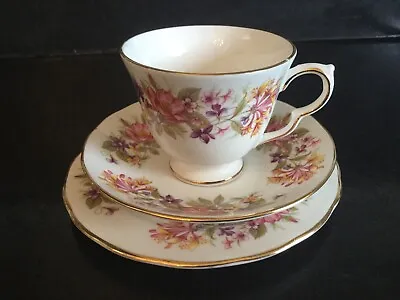 Buy Vintage Colclough Bone China  Wayside  Tea Cup, Saucer & Side Plate Trio. • 4.99£