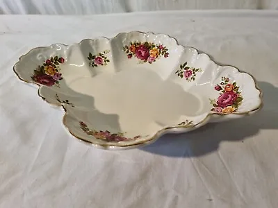 Buy James Kent Old Foley China Floral Multi On White Sandwich Plate 7.75  X 10 3/8   • 14.85£