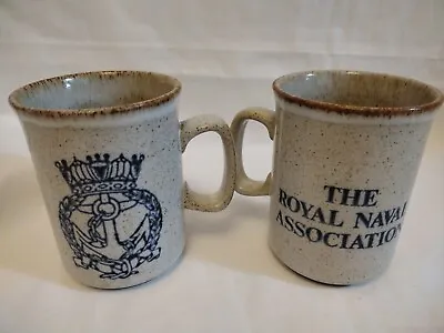 Buy 2 X Royal Naval Association Mug - Vintage Dunoon Stoneware • 19.95£