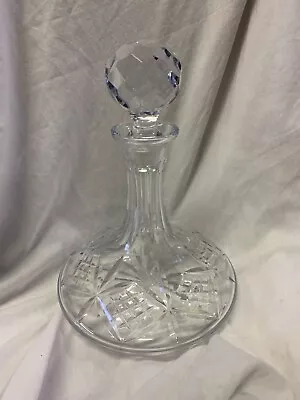 Buy Cut Glass Decanter With Stopper Included  • 15£