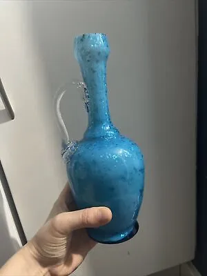 Buy Blue Glass Decorated Bottle  • 12£