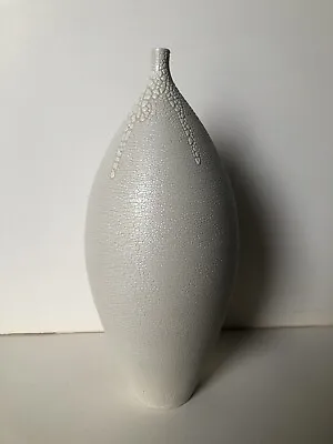 Buy Beautiful Modern Textured Glaze Vase 13.5” - Signed • 378.55£