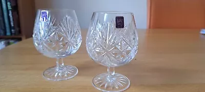 Buy Pair Of Edinburgh Crystal Brandy  Glasses • 15£