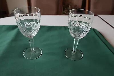 Buy 2 Waterford Crystal  Colleen  Long Stem Glasses, Signed, Irish Made 7  Tall • 120£