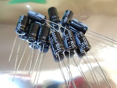 Buy 1000uf 10V Radial Capacitors (x50 Per Sale) Made In Taiwan By Crown UKINSTOCK • 4.99£