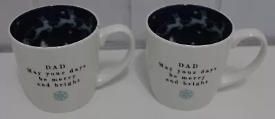 Buy Dad Christmas Mugs Inside Out WPL Gifts Job Lot (6 Mugs) • 14.99£