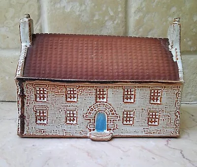 Buy LARGE 'THE GUERNSEY POTTERY' 'THE MANOR HOUSE'  MONEY BOX.15 X 11 X 8  Cm. • 8.75£