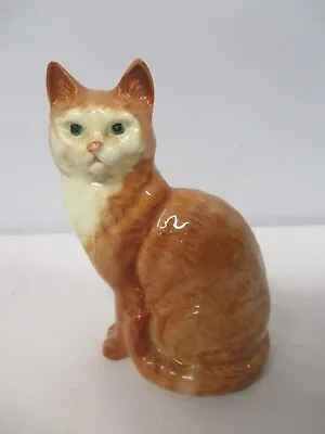 Buy Vintage Beswick 1031 Ginger Stripe Tiger Sitting Cat Figurine 4 3/4  • 72.04£