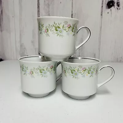 Buy 3 Johann Haviland Bavaria Germany Forever Spring Floral Tea Coffee Cups Lot • 8.59£