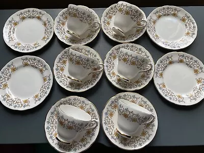 Buy Vintage Sutherland 16 Piece Part Fine Bone China Tea Set- Pretty Floral • 14.99£