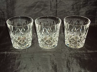 Buy Set Of 3 Good Quality Cut Crystal Whisky Tumblers • 15£