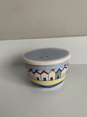 Buy Poole Pottery Beach Huts 11 Covered Suger Bowl • 18£