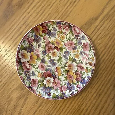 Buy Old Foley James Kent Chintz Saucer Plate Floral Country Cottage England Vv • 4.50£