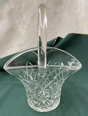 Buy Galway Crystal Diamond Pattern Bride Basket Teleflora Glass Bowl Czech Republic • 7.54£