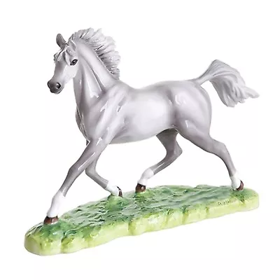 Buy John Beswick Limited Edition Collectors Horse Figurine - Grey Arab Stallion # 63 • 99.99£