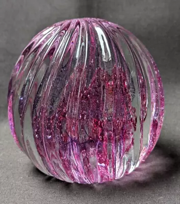 Buy Caithness Scotland  - Optix - Glass Paperweight - Pink / Purple U15925 • 22.50£