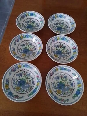 Buy Set Of 6 Vintage Bowls.  Masons Pottery, Regency Design.. • 30£
