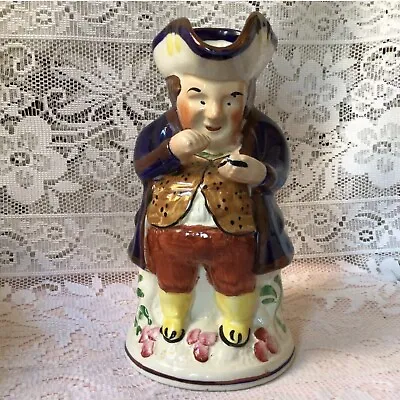 Buy Antique Victorian Staffordshire Pottery Toby Jug, Hand Made & Painted- Allertons • 70£