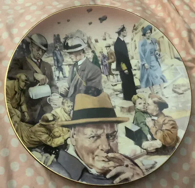 Buy Blood, Toil, Tears, And Sweat From This Was Their Finest Hour Collectors Plate • 10£