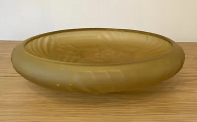 Buy George Davidson Amber Glass Bowl Art Deco • 30£