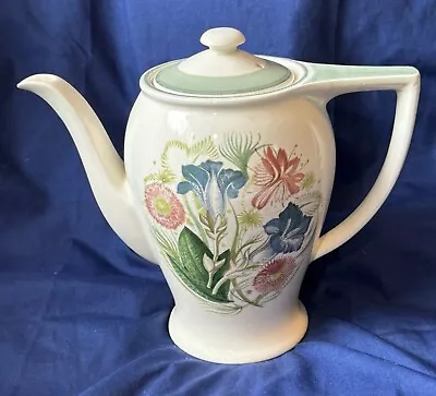 Buy Susie Cooper Rex Crown Works 7  Floral Coffee Pot / Teapot Art Deco MCM • 37.68£