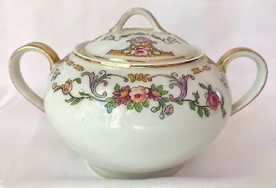 Buy Lovely Antique Coronet Limoges Covered Sugar Bowl • 14.22£
