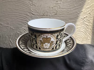 Buy Wedgwood * QUEENS 80th BIRTHDAY * Cup & Saucer *NEW & UNUSED * • 12.50£