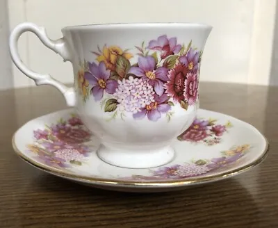 Buy Vintage Queen Anne Fine Bone China Cup And Saucer • 19.99£