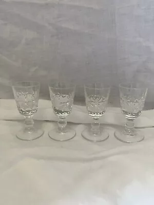 Buy Vintage Crystal Decorative Shot Glasses Set Of 4  • 14£