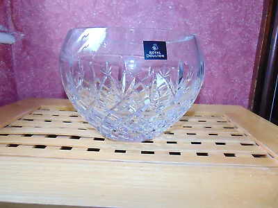 Buy Royal Doulton Cut Glass Bowl - Black Label • 15.50£