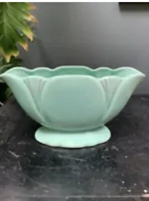 Buy Vintage Dartmouth Pottery Mantle Vase MCM Art Deco Style - Aqua Blue Turquoise  • 19.99£
