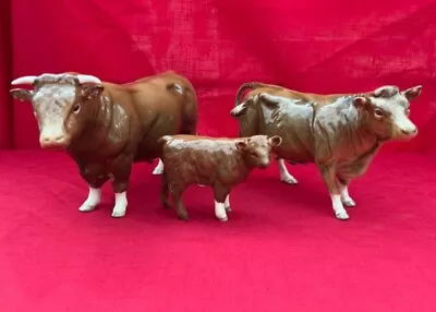 Buy Beswick Limousine Cattle , Bull , Cow And Calf  • 995£