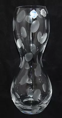 Buy Bohemia Jihlava Crystal - Beautiful 10  Double Gourd Vase With Label - Vgc • 19.99£