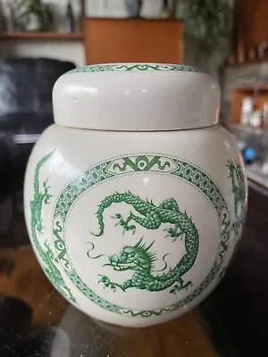 Buy Vintage Sadler Ware Staffordshire Pottery Dragon Ginger Jar • 10£