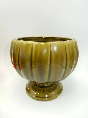 Buy McCoy Floraline Green Ceramic Vase Flower Bowl Planter USA 492 6  • 9.58£